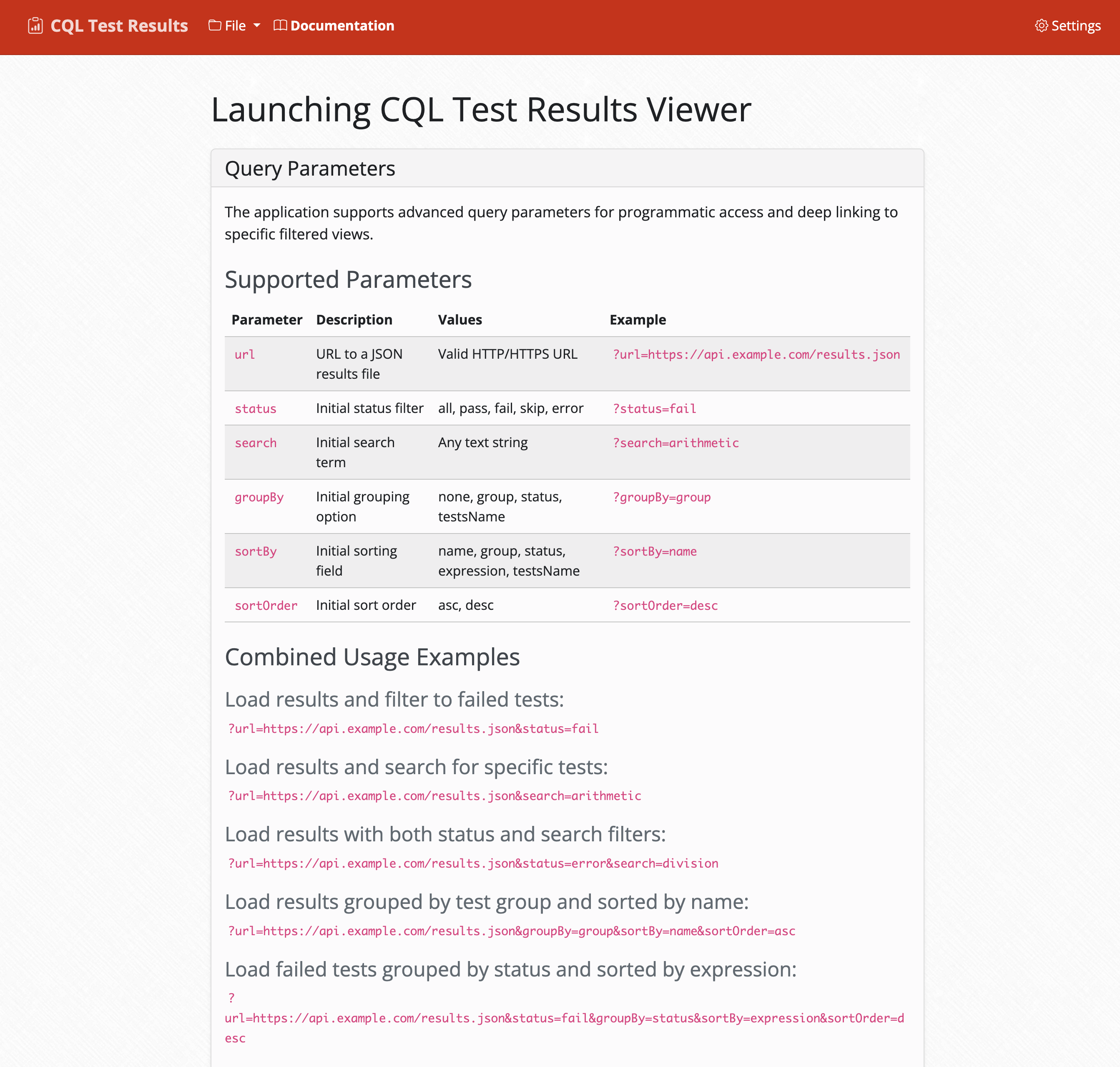CQL Studio Documentation